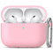 Entronix - Case Compatible with AirPods Pro 3rd Gen - Soft-Touch Liquid Silicone - Pink-Front_Standard