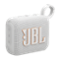 JBL - Go 4 Portable Bluetooth Speaker - 2024 - White-Front_Standard