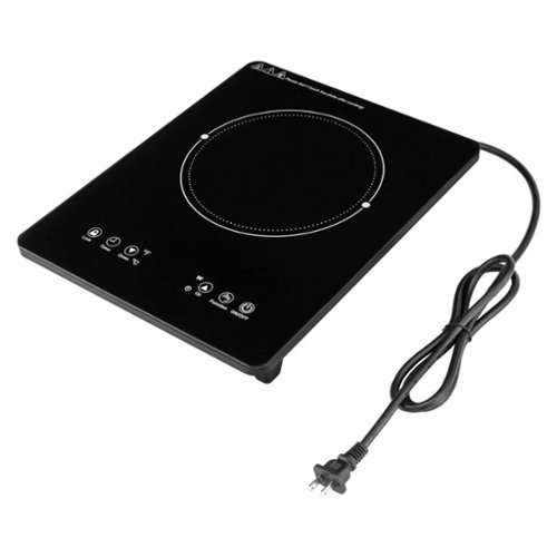 Stock Preferred - 1800W Portable Induction Cooktop - Black-Front_Standard 