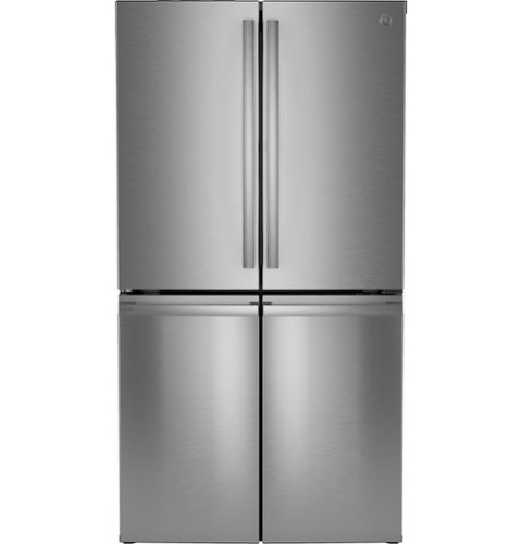 GE Profile - 28.3 Cu. Ft. 4-Door French Door Smart Refrigerator with Dual-Dispense AutoFill Pitcher - Stainless Steel