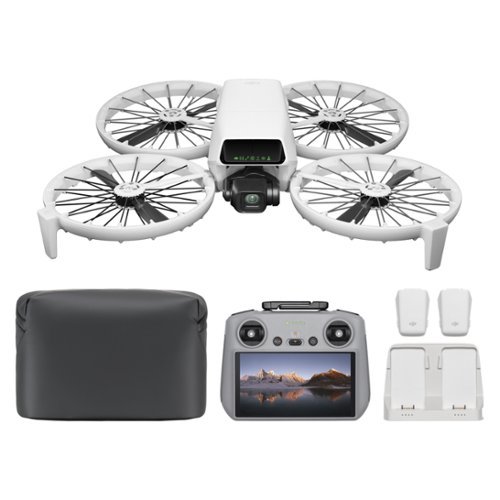 DJI - Flip Fly More Combo with RC 2 Screen Remote Controller, Drone with 4K UHD Camera CP.FP.00000181.04-Front_Standard 