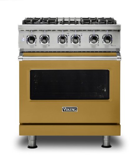 Viking - 30-Inch Dual Fuel Freestanding Range - Golden Hour-Front_Standard 