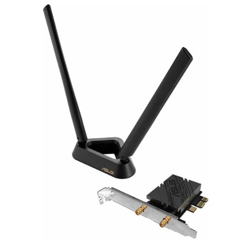 ASUS - Wi-Fi 7/Bluetooth 5.4 Combo Wireless-BE Plug-in Adapter - Black
