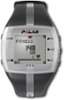 Polar - FT7 Men's Heart Rate Monitor - Black/Silver-Front_Standard