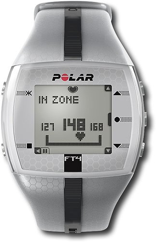  Polar - FT4 Men's Heart Rate Monitor - Silver/Black