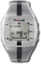 Polar - FT4 Men's Heart Rate Monitor - Silver/Black-Front_Standard