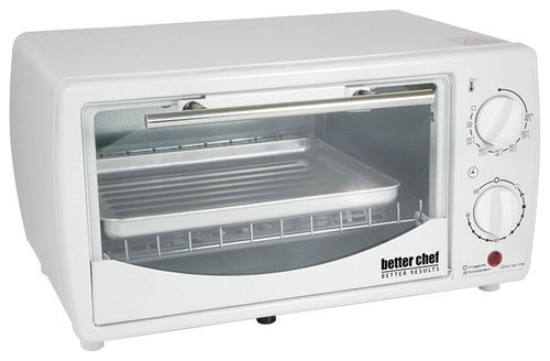  Better Chef - 4-Slice Toaster Oven - White