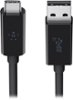 Belkin - 3.1 USB-A to USB-C Cable - 3ft USB Type A to Type C Cable for Fast Charging & Data Transfer - Black-Front_Standard