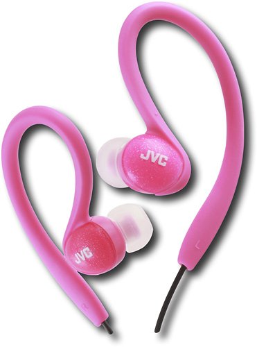  JVC - Sport-Clip Headphones - Pink