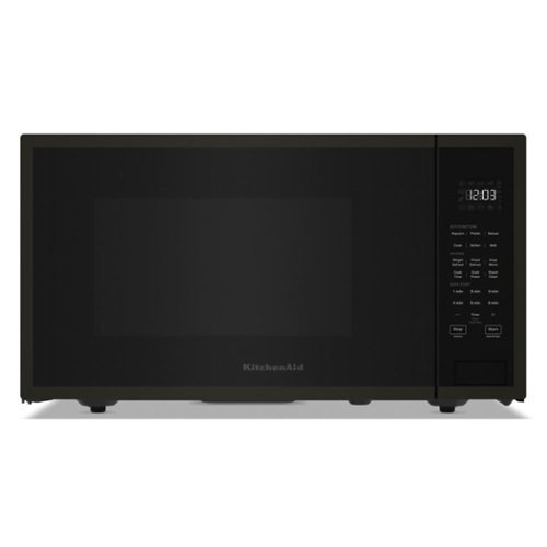 KitchenAid - 1.6 Cu. Ft. Countertop Microwave with Sensor Cooking with Steam Clean - Black Stainless Steel