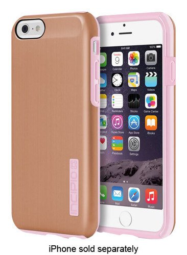  Incipio - DualPro SHINE Case for Apple® iPhone® 6 and 6s - Rose Gold/Blush