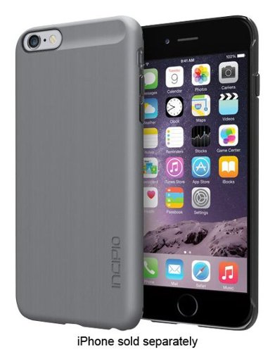 Incipio - feather SHINE Case for Apple® iPhone® 6 Plus - Gunmetal-Front_Standard 