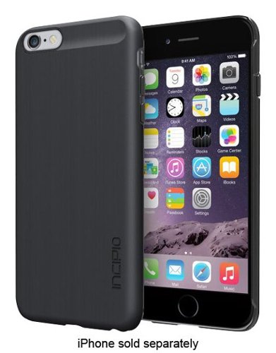 Incipio - feather SHINE Case for Apple® iPhone® 6 Plus - Black-Front_Standard 