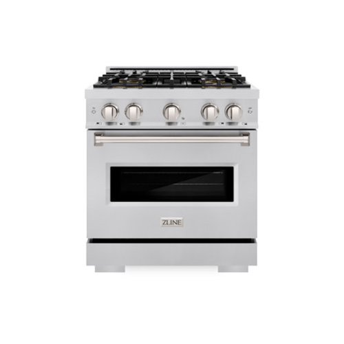 ZLINE - 30 in. 4.2 cu. ft. Classic Freestanding Dual Fuel Range with 4 DuoPro Burners and Convection Oven in Stainless Steel - Stainless Steel