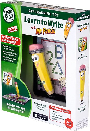  LeapFrog - Learn to Write with Mr. Pencil Stylus and Writing App - Multi