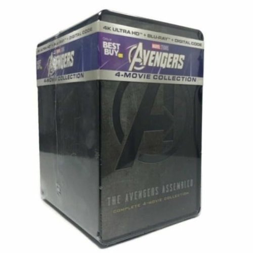  Avengers 4-Movie Collection [SteelBook] [Dig Copy] [4K Ultra HD Blu-ray/Blu-ray] [Only @ Best Buy]