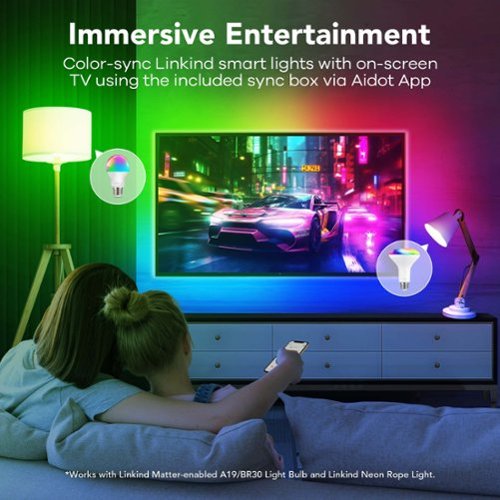 Linkind LED TV Backlights for 65-90 TVs with HDMI 2.0 Sync Box - Multicolor WHERE TO BUY