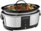 Crock-Pot - 6-Quart WeMo Enabled Smart Slow Cooker - Silver-Front_Standard