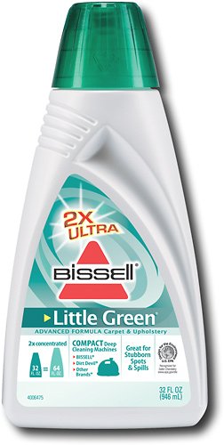  BISSELL - 32 oz. 2X Ultra Little Green Advanced Formula Carpet &amp; Upholstery Cleaner - Green