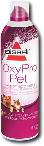  BISSELL - Oxy Pro Pet Carpet Spot and Stain Remover - White/Pink