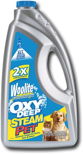  BISSELL - 32 oz. Woolite Oxy Deep Pet 2X Concentrated Steam Machine Formula - Blue/Yellow