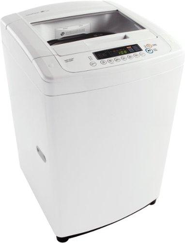 LG - 3.3 Cu. Ft. 8-Cycle Extra-Large-Capacity Top-Loading Washer - Smooth White-Angle_Standard 