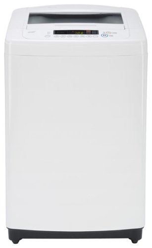  LG - 3.3 Cu. Ft. 8-Cycle Extra-Large-Capacity Top-Loading Washer - Smooth White