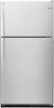 Whirlpool - 20.5 Cu. Ft. Top-Freezer Refrigerator - Monochromatic Stainless Steel-Front_Standard 