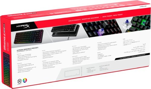 HyperX Origins 2 Pro 65% Wired Magnetic Linear Switch Gaming Keyboard with RGB Back Lighting - Black WHERE TO BUY