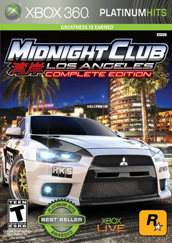  Midnight Club: Los Angeles Complete Edition Platinum Hits - Xbox 360