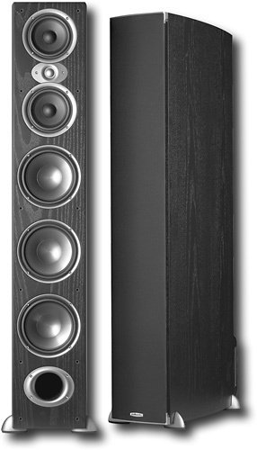  Polk Audio - 7&quot; 3-Way Floor Speaker (Each) - Black