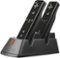 Energizer - Power & Play Charging System for Nintendo Wii - Black-Angle_Standard