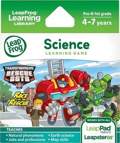  LeapFrog - Hasbro Transformers Rescue Bots Race to the Rescue Learning Game - Multi