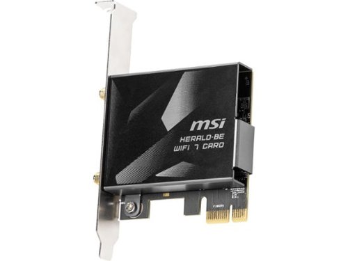 MSI HERALD BE WIFI 7 MAX, NCM865 Tri Band Wi Fi 7 & Bluetooth 5.4
