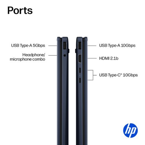 HP OmniBook X Flip 2-in-1 14 2K Touchscreen Laptop - Intel Core Ultra 5 - 16GB Memory - 512GB SSD - Atmospheric Blue BUY IN EUROPE