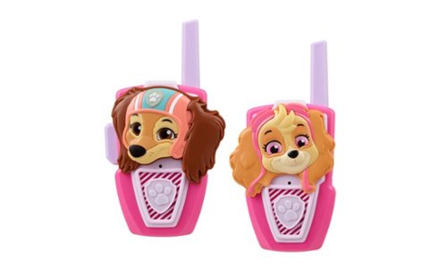 eKids - Paw Patrol Skye Liberty Walkie Talkies for Kids, Two Way Radios for Indoor or Outdoor Games - Pink-Front_Standard 