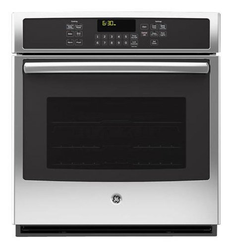 GE - 27" Built-In Single Electric Convection Wall Oven - Stainless steel