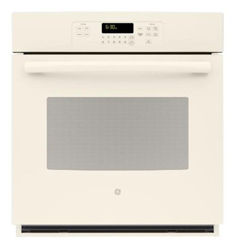 GE - 27" Built-in Single Electric Wall Oven - Bisque-Front_Standard 