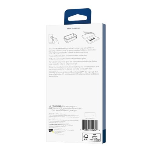 Insignia™ Anti-Reflective Glass Screen Protector for iPhone 17e, 16e, 14, 13, and 13 Pro (2-Pack) - Clear BUY IN MIDDLE EAST