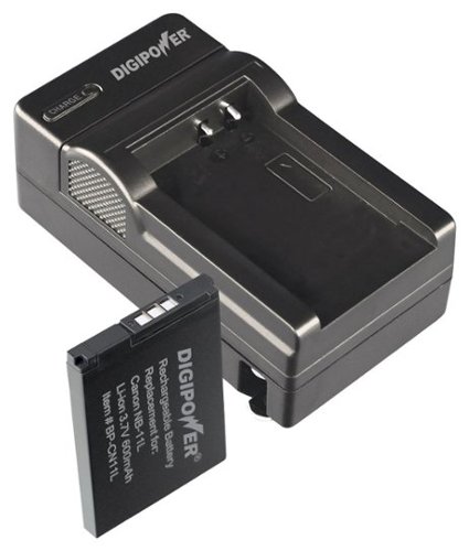 Digipower - Battery Charger and Lithium-Ion Battery for select Canon digital cameras-Front_Standard 