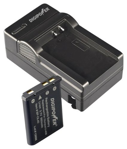 Digipower - Battery Charger and Lithium-Ion Battery - Black-Front_Standard 
