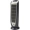 Lasko - Ceramic Tower Heater - Black/Silver-Front_Standard