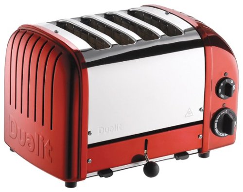 Dualit - NewGen 4-Slice Wide-Slot Toaster - Apple Candy Red-Angle_Standard 