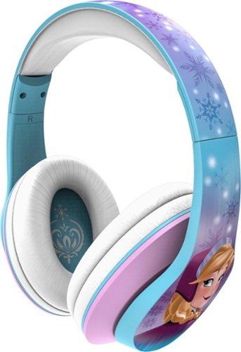  iHome - Frozen Over-the-Ear Headphones - White/purple/blue