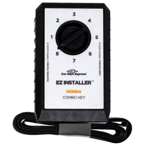 Car Keys Express Honda Simple Key - 4 Button Remote and Key Combo with Trunk and programming device - Black GLOBAL SHIPPING