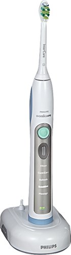  Philips Sonicare - FlexCare Plus Rechargeable Sonic Toothbrush - White/Sky Blue/Chrome