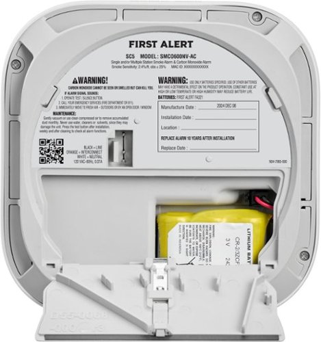 First Alert SMCO600NV-AC - White WORLDWIDE DELIVERY