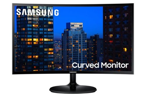 Samsung - 390C Series LED Curved FHD AMD FreeSync Monitor (HDMI, VGA)
