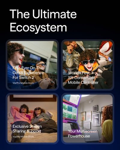 VITURE Luma Ultra XR/AR Glasses - 152'' Ultra Sharp Display, Full 6Dof Support, AR Hand Gestures, 52° FOV, 1500 Nits - Black BUY ONLINE