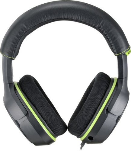 Turtle Beach - Refurbished Ear Force XO FOUR Gaming Headset for Xbox One - Black/Green-Front_Standard 